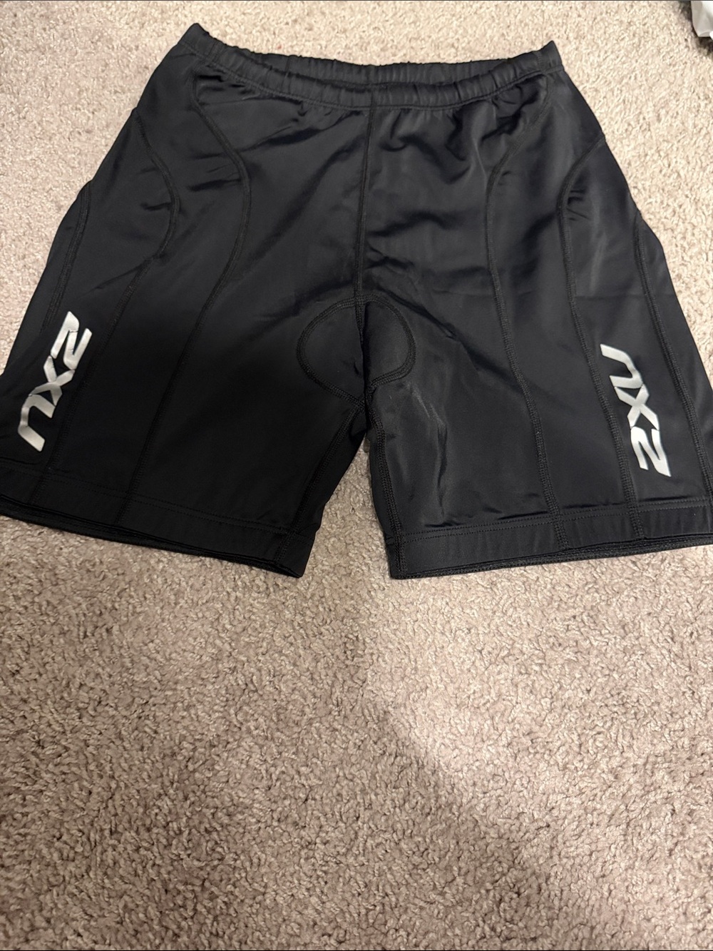 2XU Black Women’s Compression Cycling Shorts with Logo